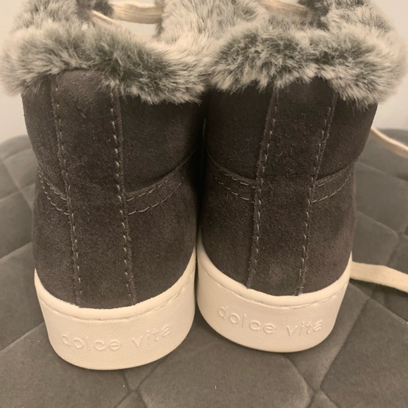 Brand new Dolce vita fur lined suede high tops - Picture 5 of 5